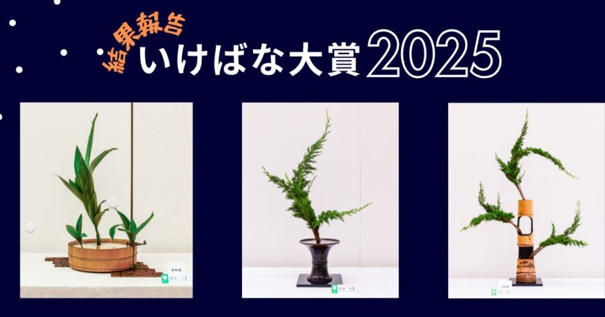 【コンクール結果報告】いけばな大賞2025（第98回全日本いけばなコンクール）に相阿彌流から3名が出場